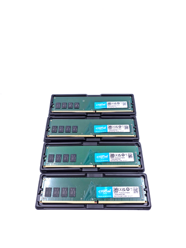 32GB (4x8GB) Crucial DDR4 2400MHz PC4-19200 Desktop RAM Memory Kit