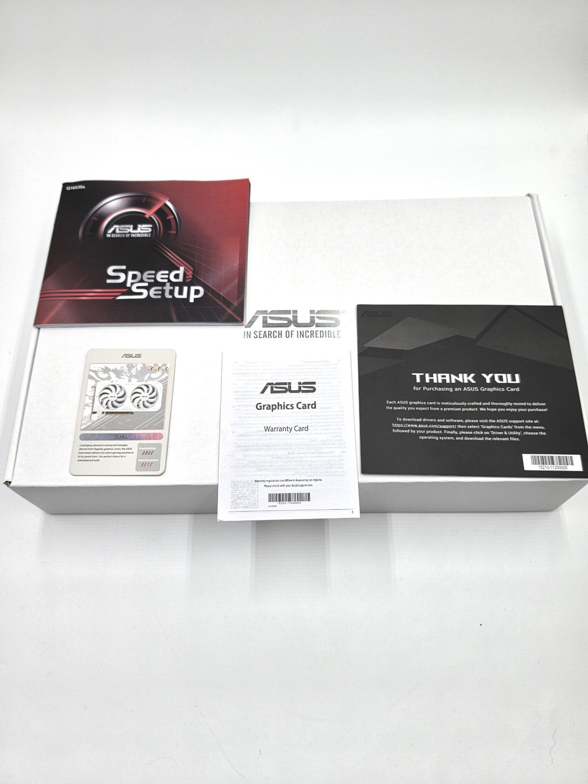 ASUS Dual RTX 3060 Ti OC White 8GB GDDR6X Graphics Card Boxed HDMI DP 1440p