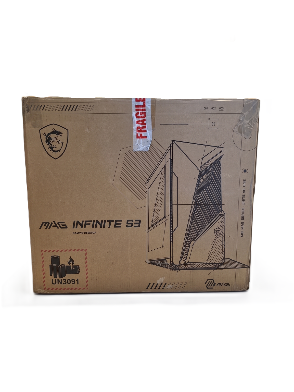 MSI MAG Infinite S3 Gaming PC i5-12400F RTX 4060 Ti 8GB 16GB DDR5 1TB NVMe WiFi