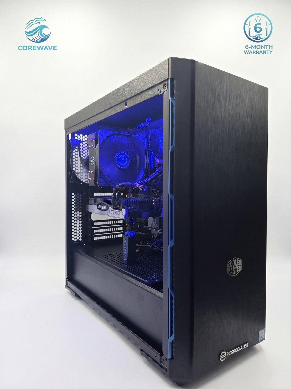 Gaming PC i7-9700 RTX 2060 Super 16GB DDR4 256GB NVMe SSD 2TB HDD 6M Warranty