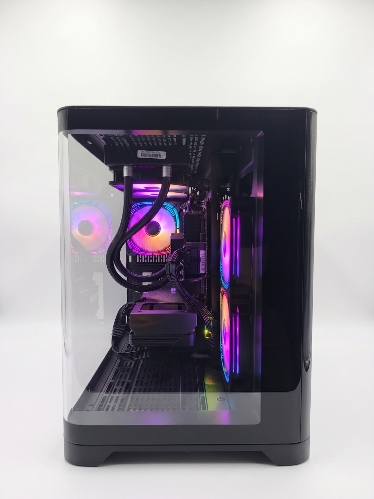 Gaming PC AMD Ryzen 7 5700X RX 7600 XT 16GB 32GB DDR4 2TB NVMe AIO RGB Win 11