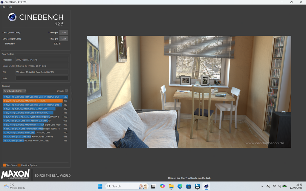 ASUS TUF A16 Ryzen 7 7435HS RX 7700S 16GB 1TB 165Hz 16” Gaming Laptop