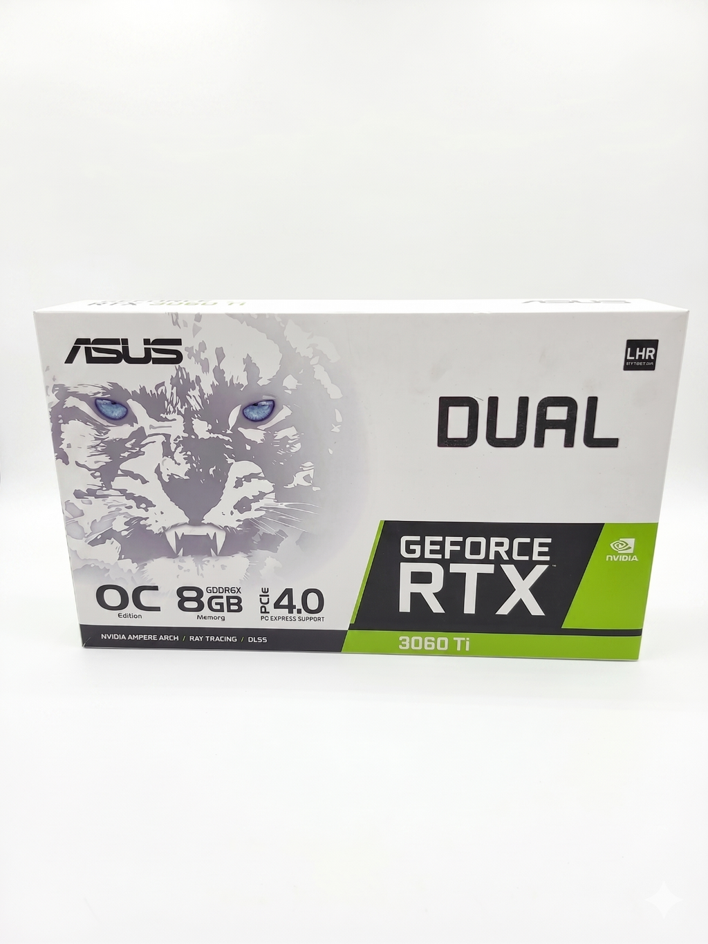 ASUS Dual RTX 3060 Ti OC White 8GB GDDR6X Graphics Card Boxed HDMI DP 1440p