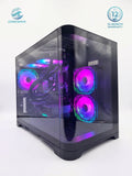 Gaming PC AMD Ryzen 7 5700X RX 7600 XT 16GB 32GB DDR4 2TB NVMe AIO RGB Win 11