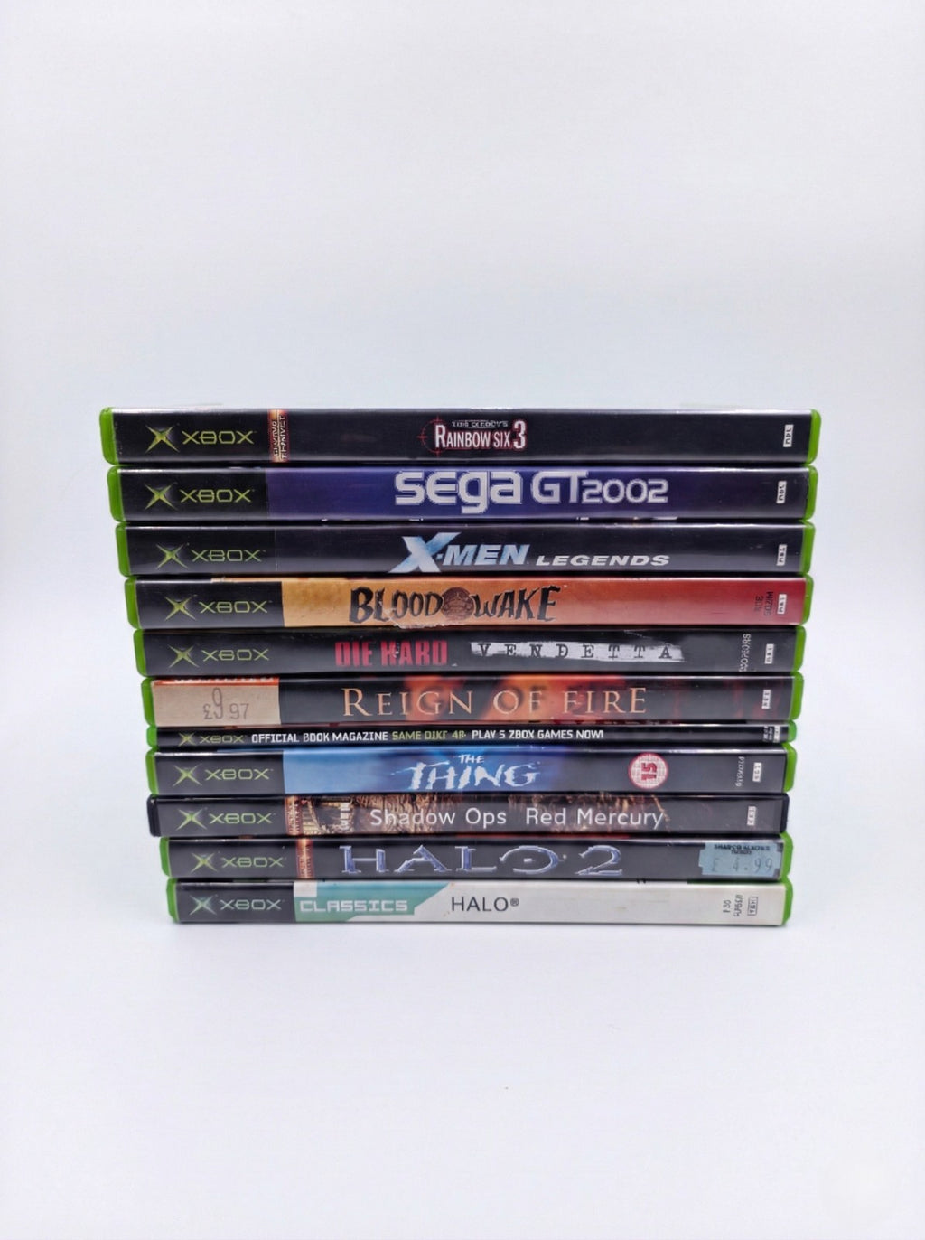 Original Xbox Console Bundle Disc Games Controllers Official Carry Case