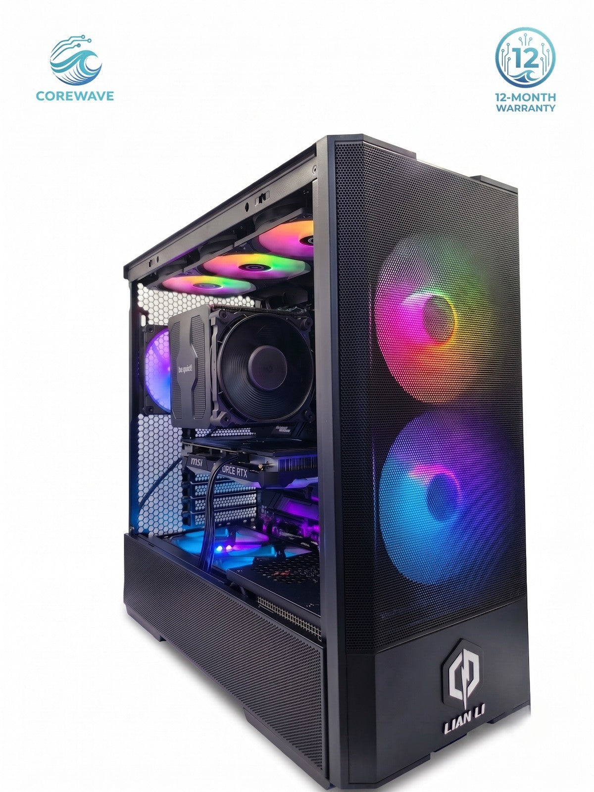 Gaming PC Intel i7-14700KF RTX 4070 Super 32GB DDR5 2TB NVMe SSD Win 11 WiFi RGB