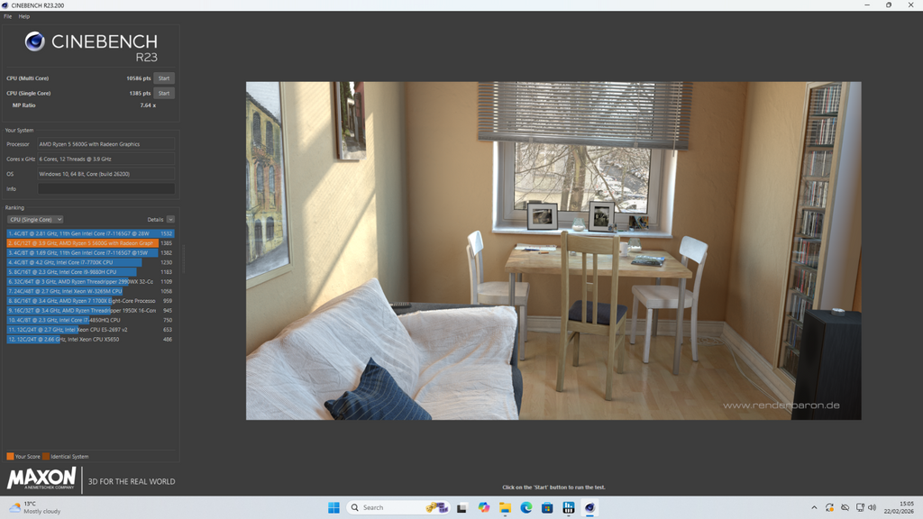 Gaming PC Ryzen 5 5600G GTX 1660 SUPER 16GB DDR4 1TB SSD Win11