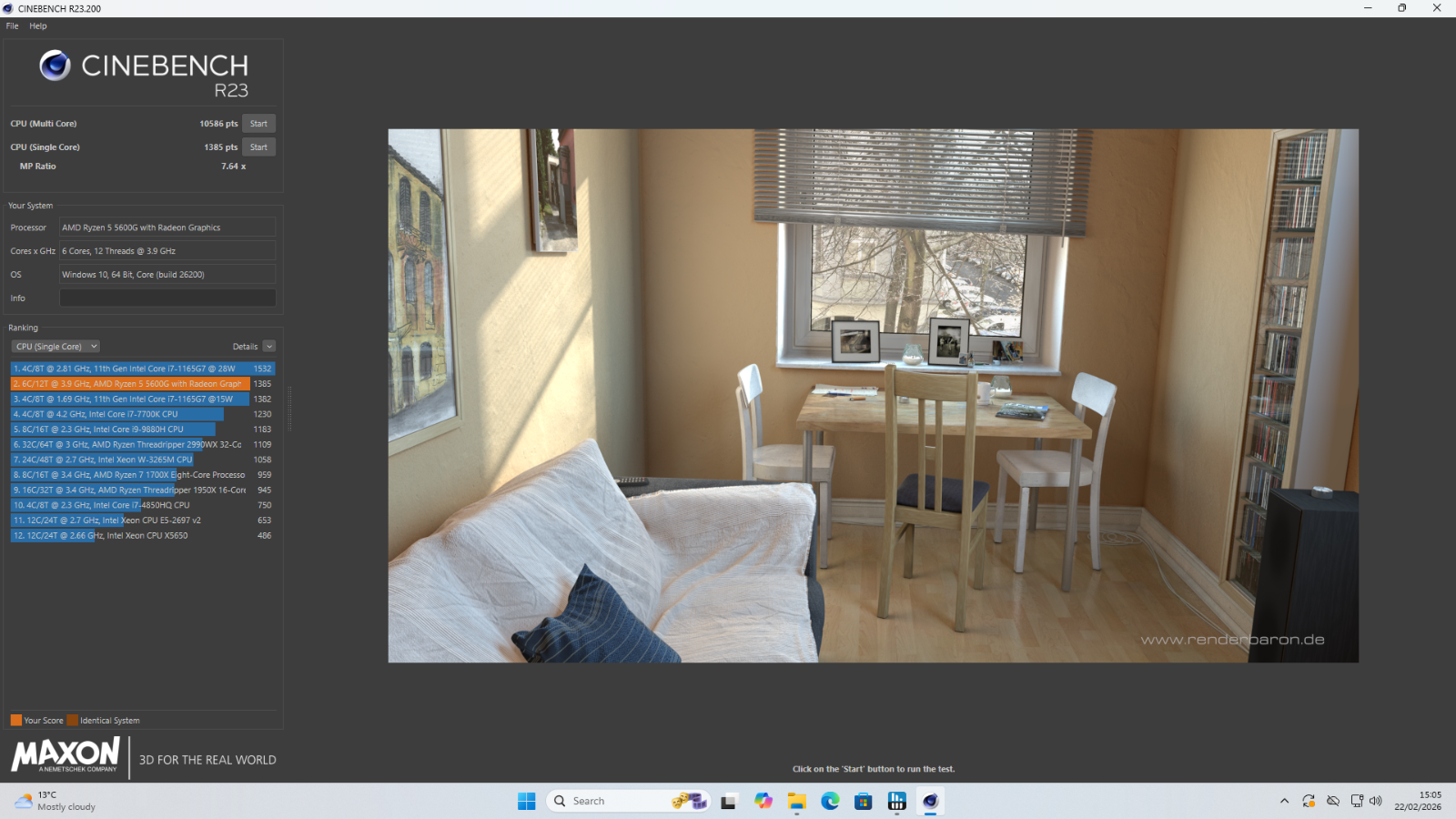 Gaming PC Ryzen 5 5600G GTX 1660 SUPER 16GB DDR4 1TB SSD Win11