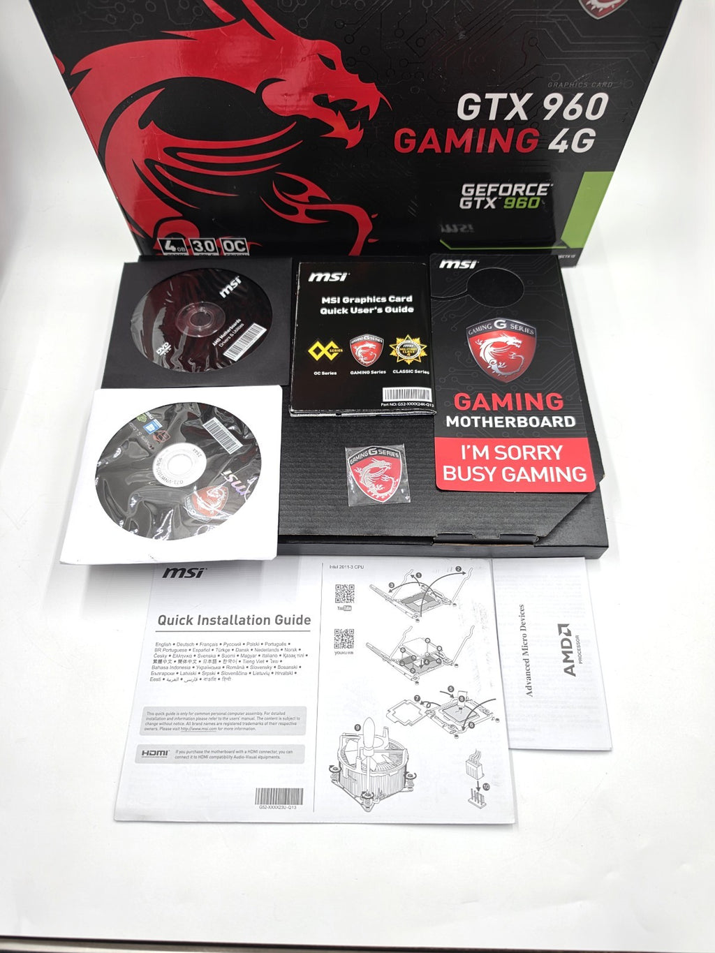 MSI GeForce GTX 960 Gaming 4G 4GB GDDR5 Graphics Card New Old Stock Boxed 1080p