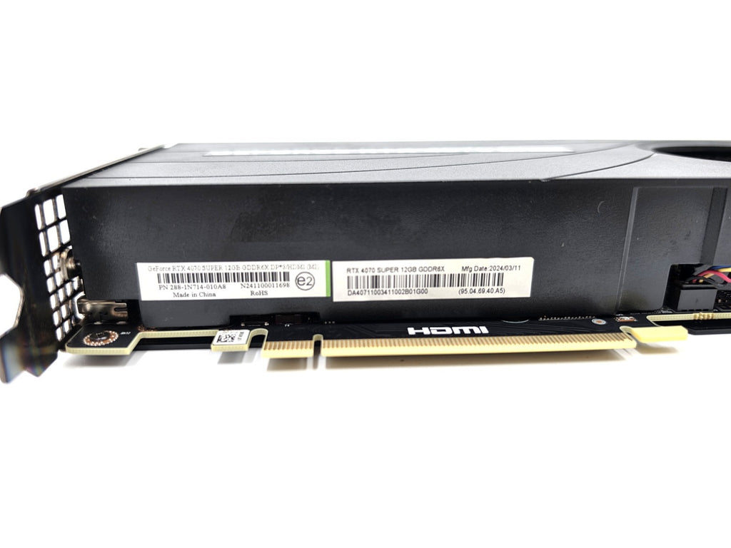 NVIDIA GeForce RTX 4070 Super 12GB GDDR6X Blower Graphics Card 1440p Tested OEM