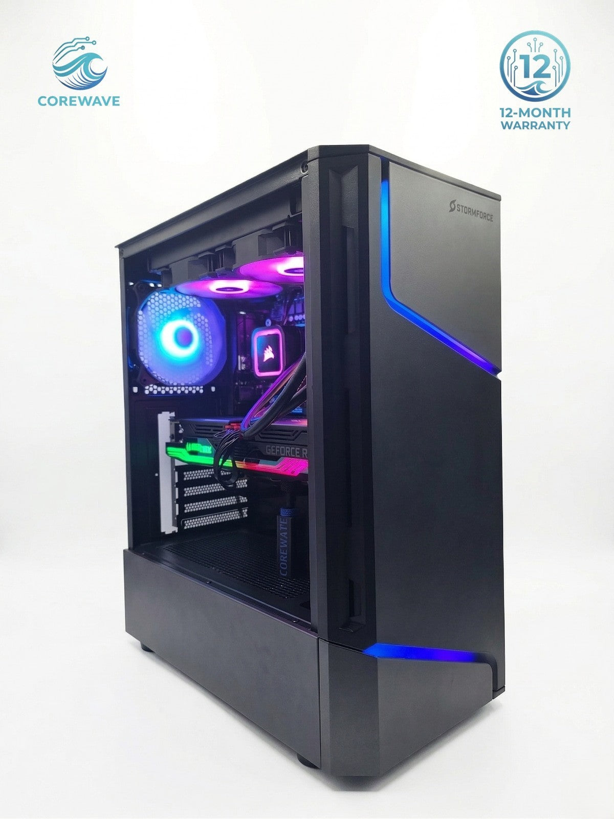 Gaming PC i5-12400F RTX 3070Ti 32GB DDR4 Water Cooled 1TB | 12M Warranty