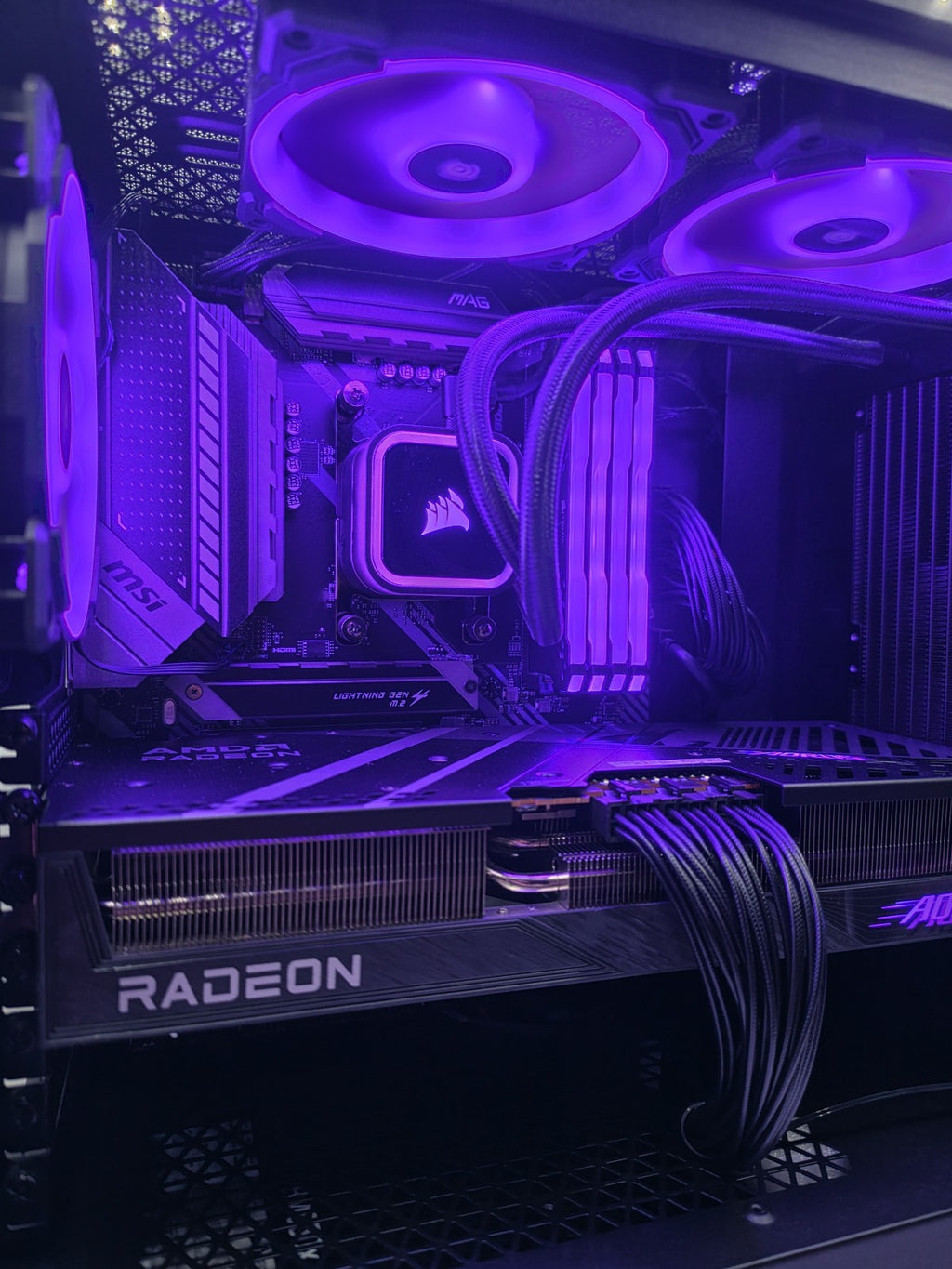 Gaming PC Ryzen 7 5700X3D RX 9070 XT ELITE 32GB DDR4 6TB | 12M Warranty
