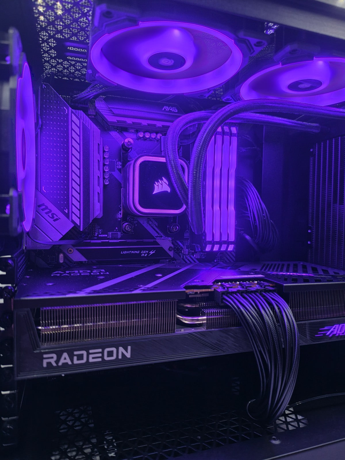 Gaming PC Ryzen 7 5700X3D RX 9070 XT ELITE 32GB DDR4 6TB | 12M Warranty