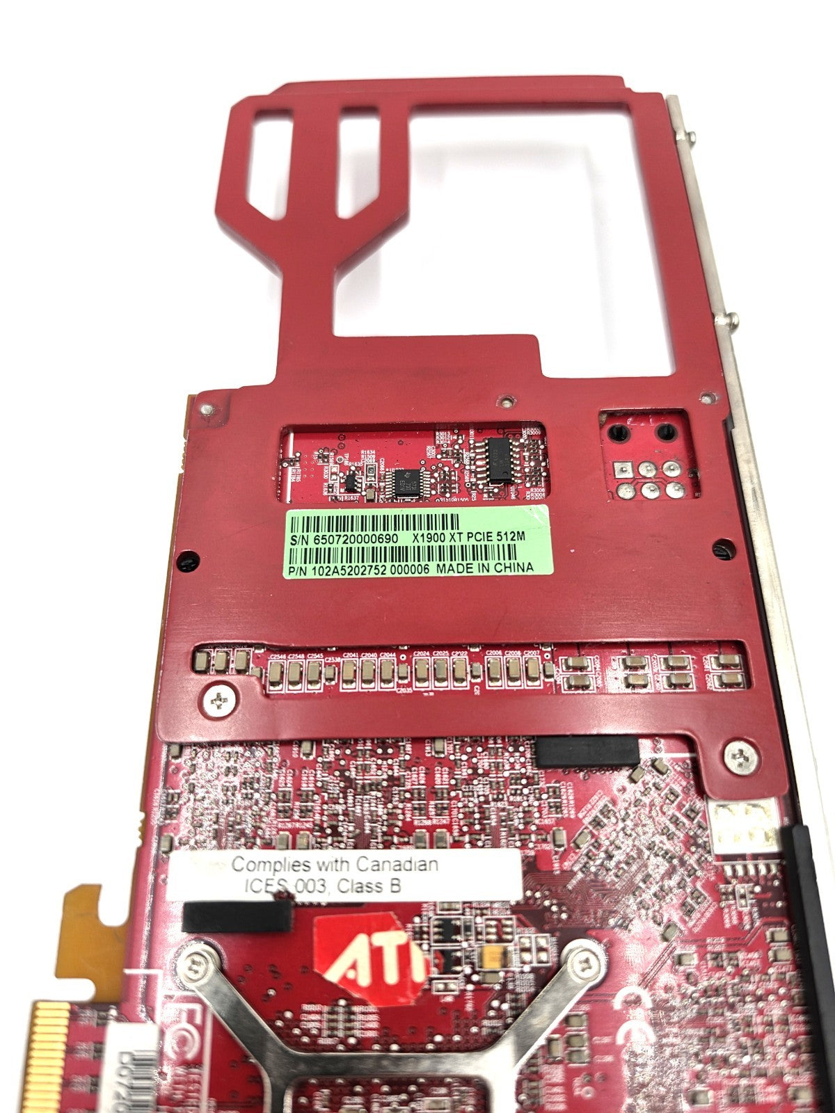 ATI Radeon X1900 XT 512MB Apple Mac Pro Graphics Card 630-8647 Dual DVI Untested