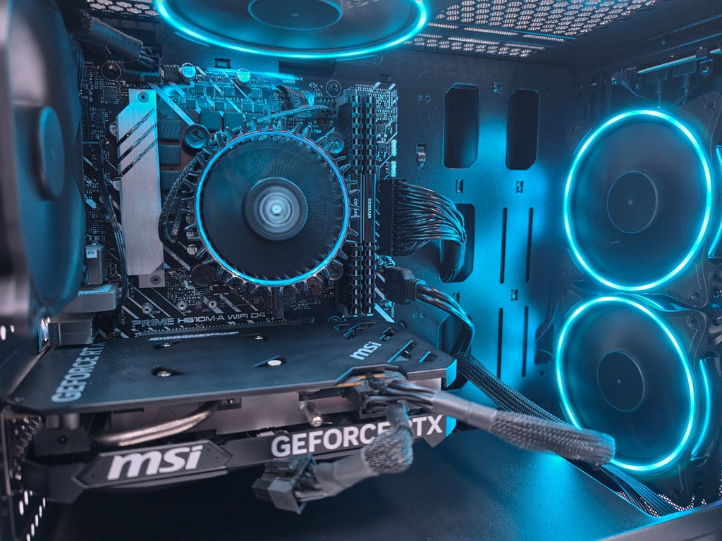 Gaming PC i5-12400F RTX 4060 16GB DDR4 1TB | 12M Warranty Micro ITX Antec Case