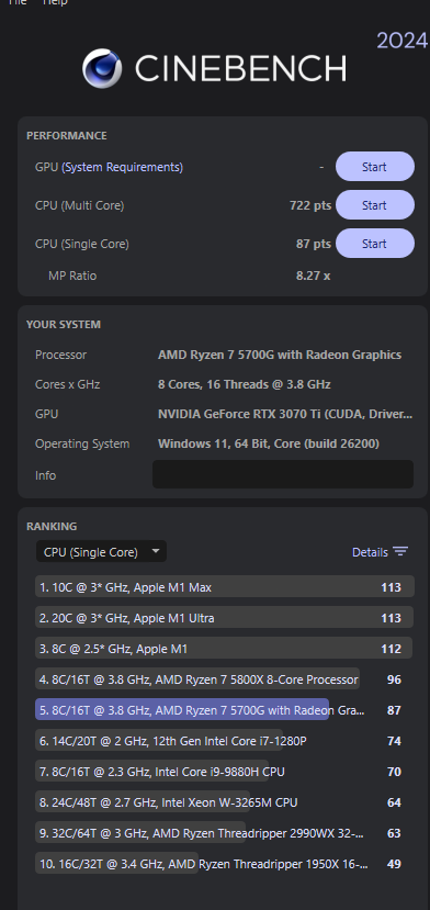 HP OMEN 30L Gaming PC Ryzen 7 5700G RTX 3070Ti 16GB DDR4 2.5TB Win11 Boxed