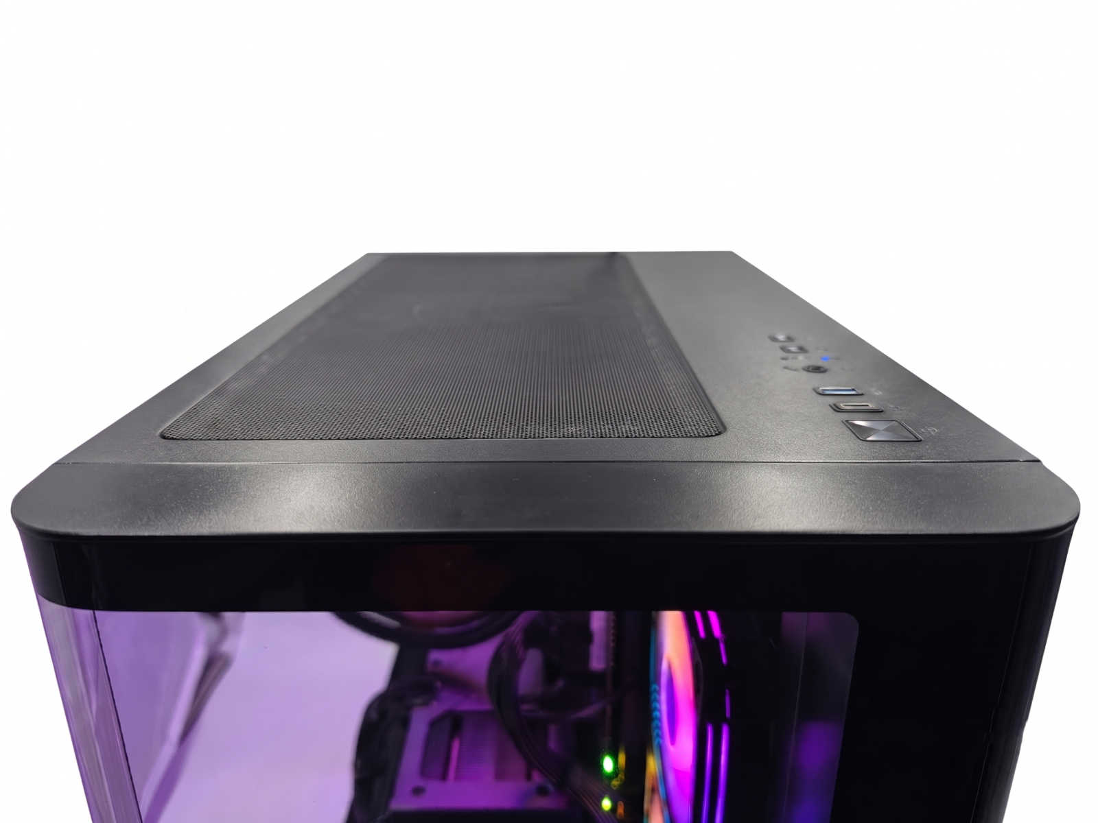 Gaming PC AMD Ryzen 7 5700X RX 7600 XT 16GB 32GB DDR4 2TB NVMe AIO RGB Win 11