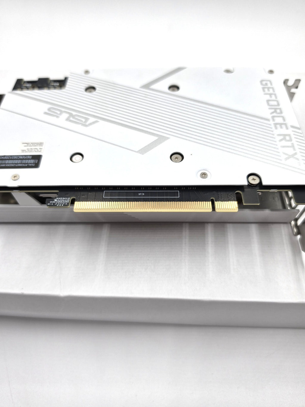 ASUS Dual RTX 3060 Ti OC White 8GB GDDR6X Graphics Card Boxed HDMI DP 1440p