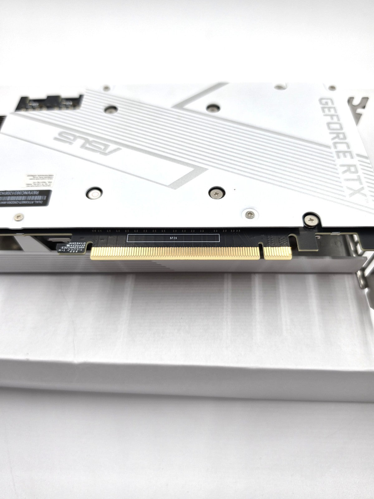 ASUS Dual RTX 3060 Ti OC White 8GB GDDR6X Graphics Card Boxed HDMI DP 1440p