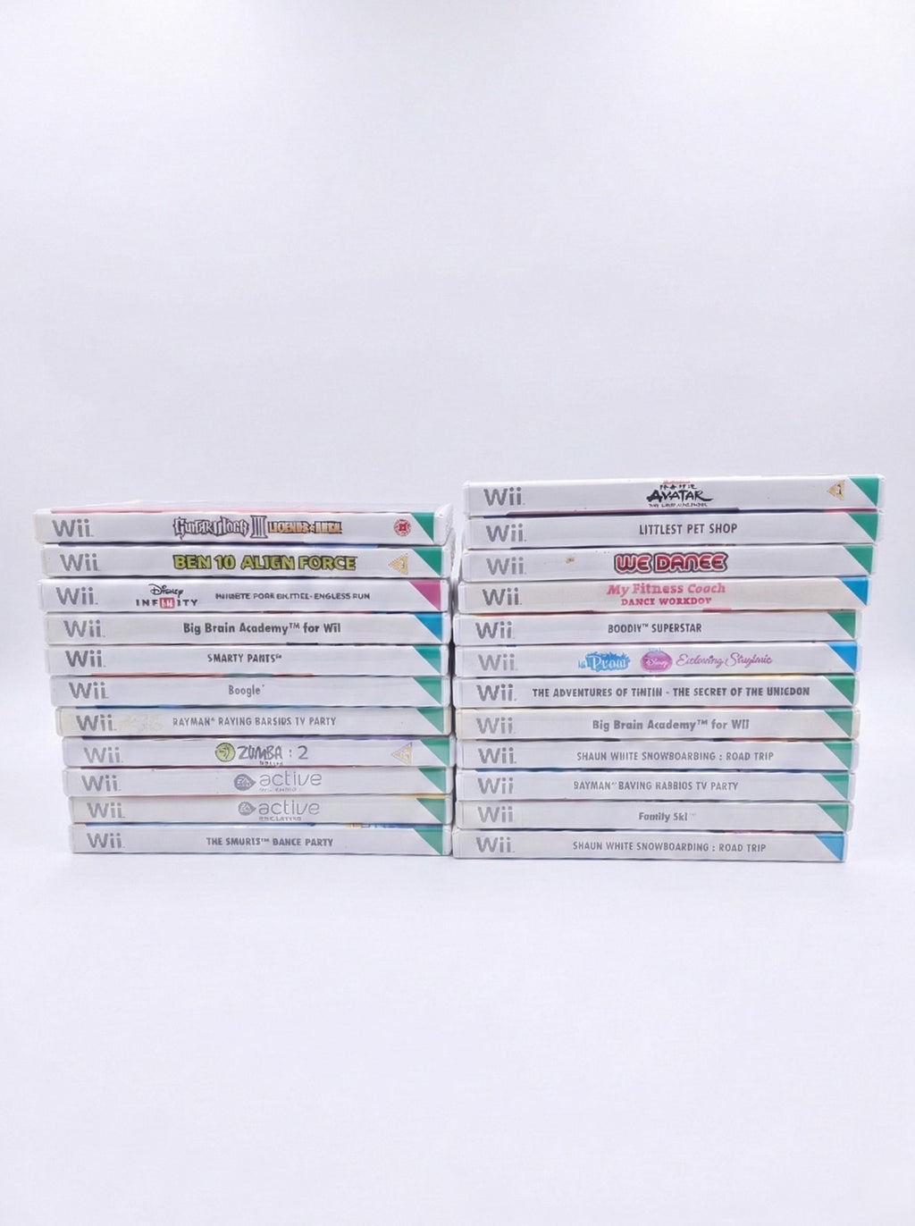 Nintendo Wii Games Bundle Job Lot – Disney, Big Brain, Guitar Hero, Zumba Sealed