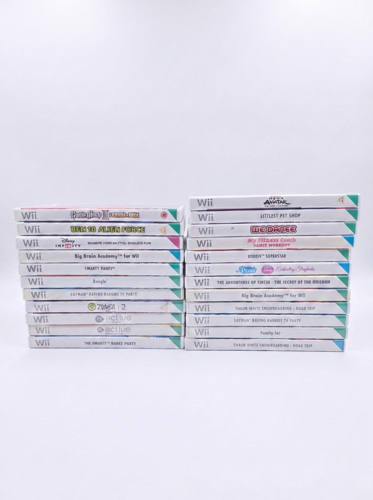 Nintendo Wii Games Bundle Job Lot – Disney, Big Brain, Guitar Hero, Zumba Sealed