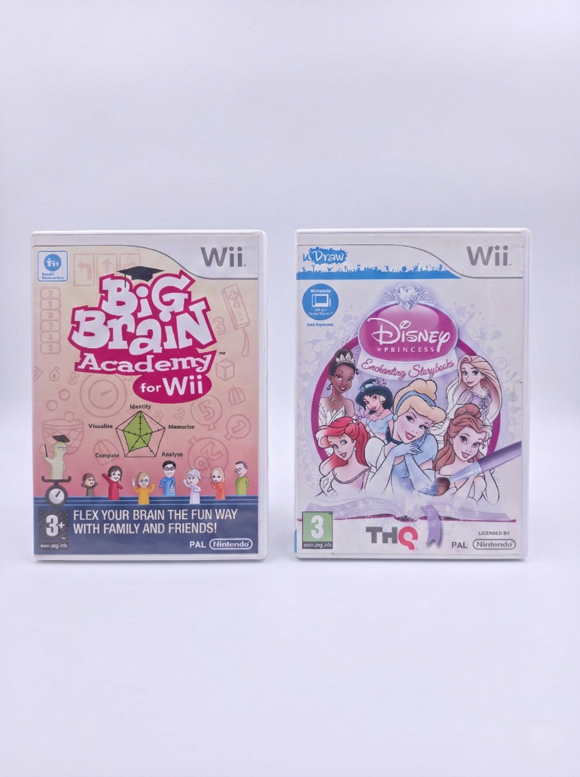Nintendo Wii Games Bundle Job Lot – Disney, Big Brain, Guitar Hero, Zumba Sealed