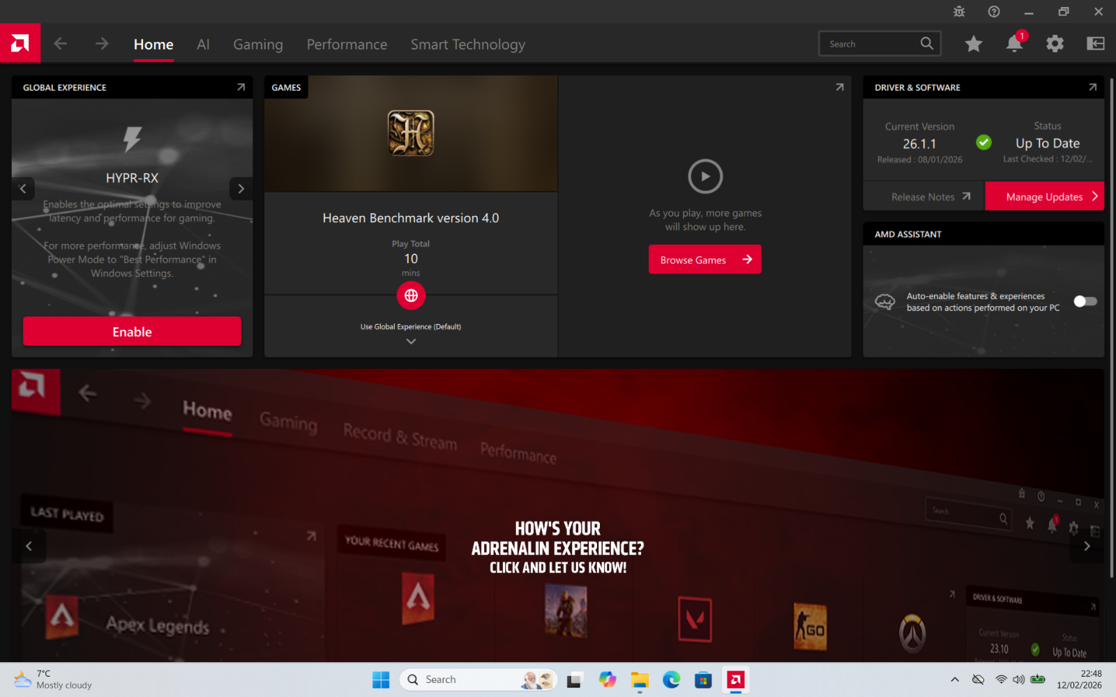 ASUS TUF A16 Ryzen 7 7435HS RX 7700S 16GB 1TB 165Hz 16” Gaming Laptop