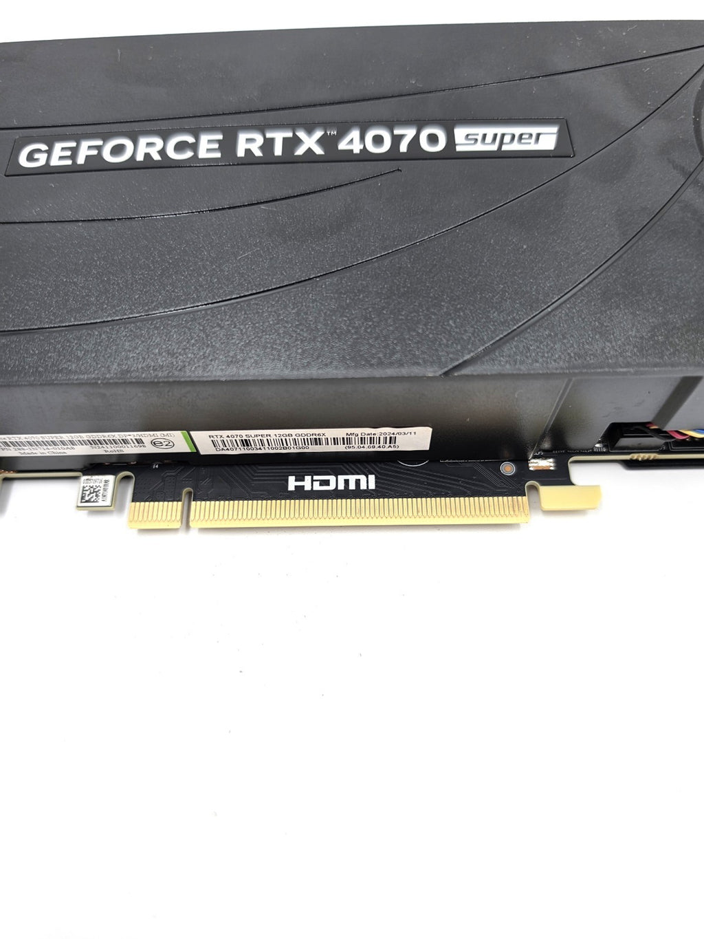 NVIDIA GeForce RTX 4070 Super 12GB GDDR6X Blower Graphics Card 1440p Tested OEM