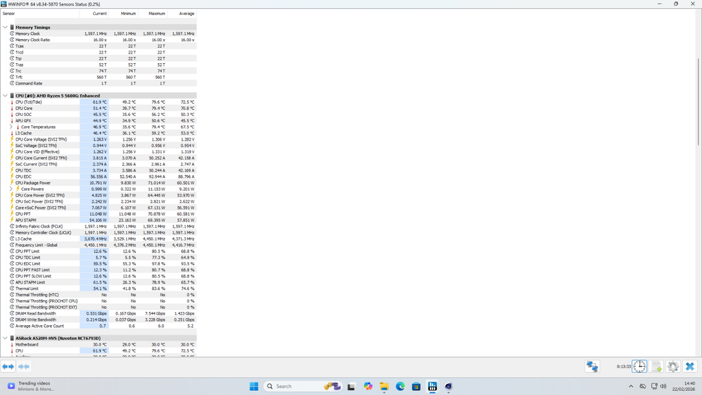 Gaming PC Ryzen 5 5600G GTX 1660 SUPER 16GB DDR4 1TB SSD Win11